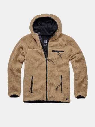Чоловіча робоча куртка Brandit Teddyfleece Worker Jacket, колір Camel, розмір M