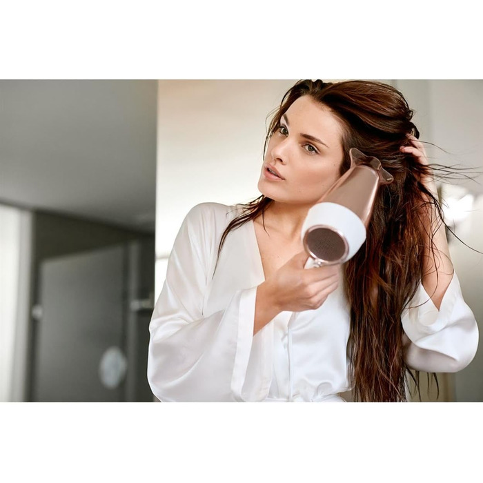 Фен для волосся Philips MoistureProtect HP8280/00, 2300Вт, з іонізацією, 6 режимами температури та швидкості, дифузором та стилізуючою насадкою