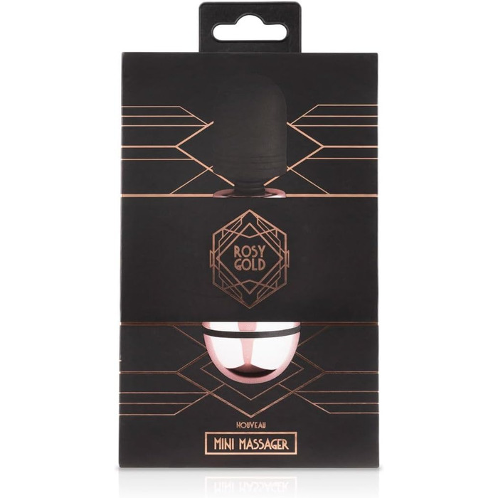 Масажер для тіла Rosy Gold Nouveau Mini Wand - золотистий