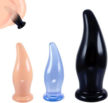 Анальний масажер Youxclian Riesen XXL з присоскою для чоловіків та жінок. Масажер простати, анальні кулі, дилататор ануса. Матеріали: безпечне силікон.