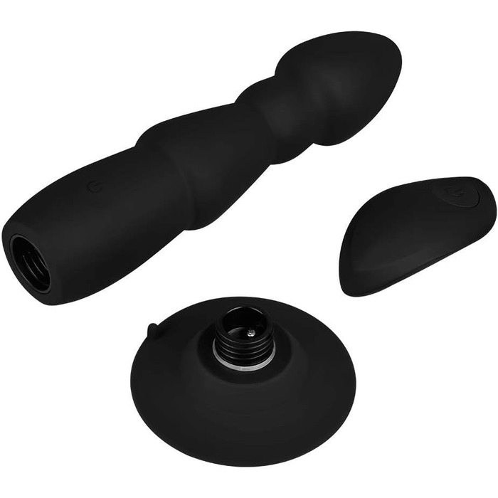 Анальний вібратор з пультом дистанційного керування | Водостійкий (IPX7) аналплаг для чоловіків та жінок | Гнучке секс-іграшка | 10 режимів вібрації | Анальний плаг з силікону | 20 см