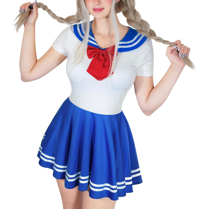 Синій шовковий комбінезон LittleForBig для дорослих, розмір XXL, стилізація 