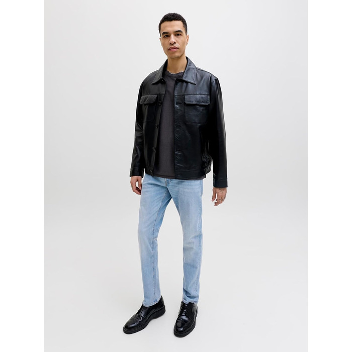Чоловічі джинси Slim Fit Jack & Jones JJIGLENN JJORIGINAL SQ 330 NOOS, синій денім, 32W/32L