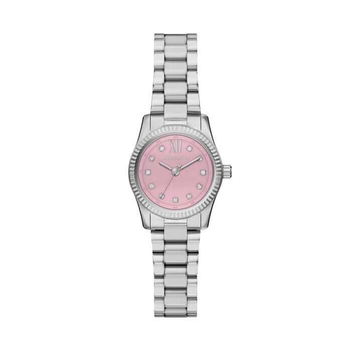 Жіночий наручний годинник Michael Kors Lexington, 26мм, кварцовий механізм, сталевий браслет (Розове золото)