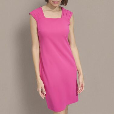 Сукня Tommy Hilfiger Scuba Crepe рожева з драпіруванням та фурнітурою 36 розмір