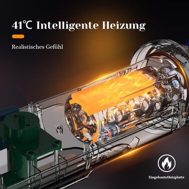 Електричний мастурбатор для чоловіків - чаша з насосом, вібрацією та підігрівом. Масажер для статевих органів