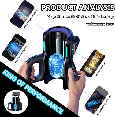 Електричний мастурбатор для чоловіків, бездротовий стакан, 10 швидкостей, 10 частот, аудіо-інтеракція, автоматичний вібратор для чоловіків