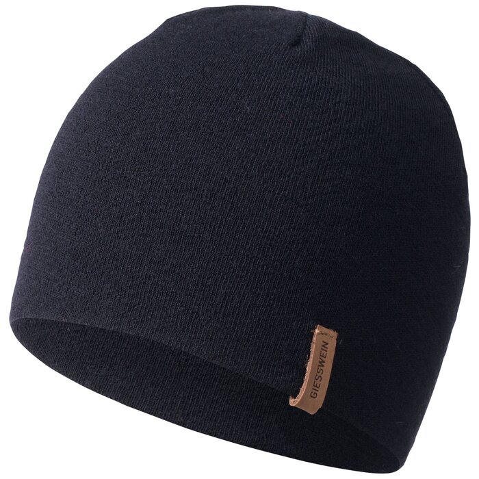 Спортивна шапка Giesswein Merino Cap Gehrenspitze з мериносової вовни, унісекс, темно-синя, один розмір