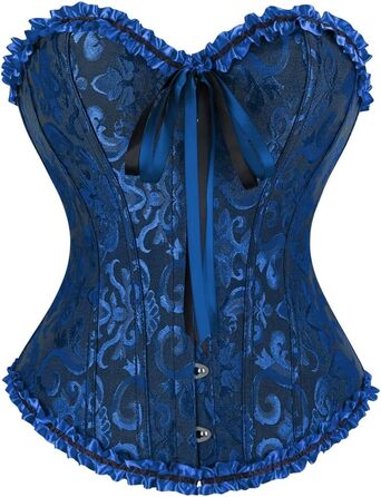 Корсет-топ Florales з квітковим принтом для жінок, великий розмір (XL), фіолетово-чорний колір