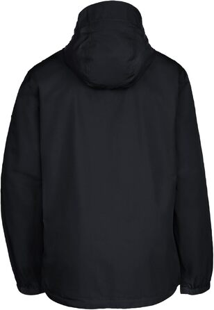 Чоловіча вітро- та водонепроникна куртка VAUDE Escape Light Jacket, дихаюча легка куртка для дощу, чорна, розмір 4XL