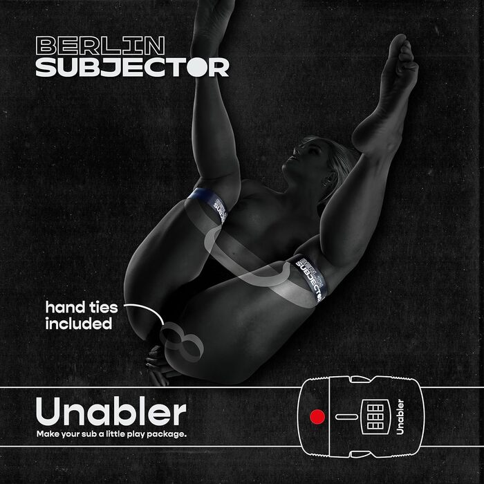 Subjector® Unabler: Набір для БДСМ-ігор для пар, німецька якість. Феттери, наручники, для жінок та чоловіків. Ідеально для початківців та досвідчених користувачів.