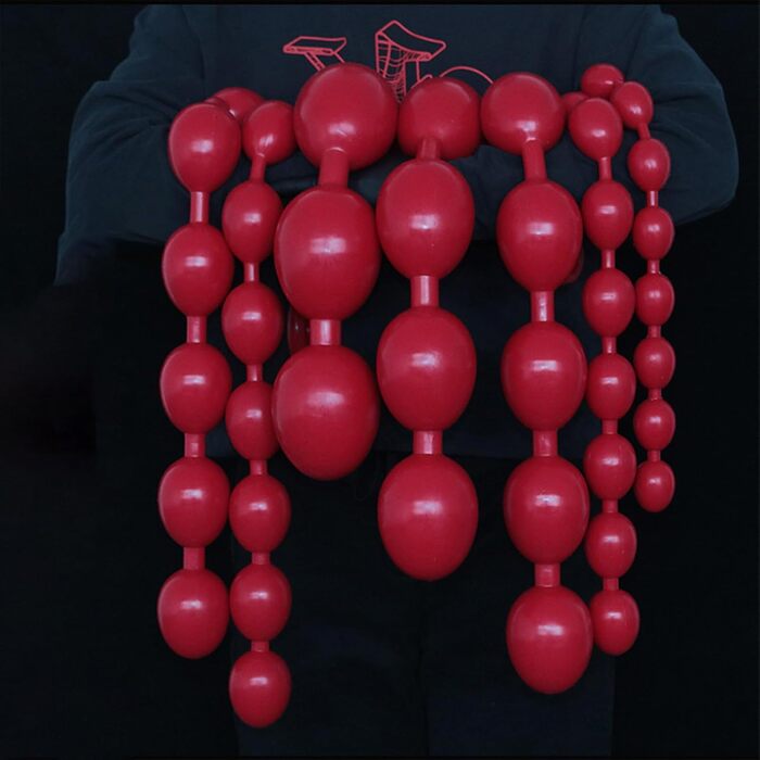 Анальні кульки силіконові LZMYZ (XL, 7 см) для сексуальної стимуляції - 6 розмірів, анальні намисто, дилда