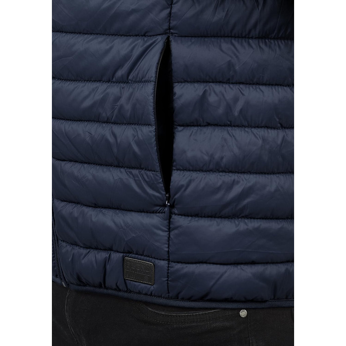 Чоловічий стібаний жилет BLEND BHNille Outdoor темно-синього кольору, розмір L