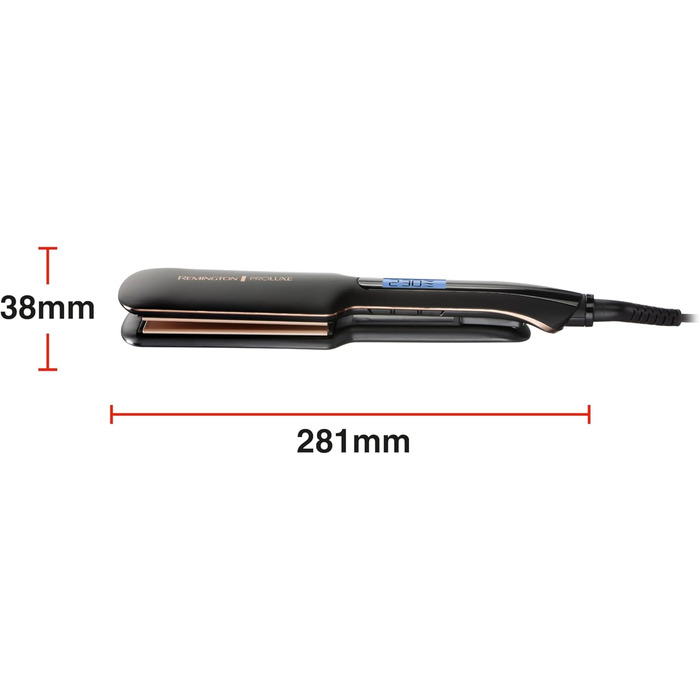 Випрямляч для волосся Remington PROluxe Midnight S9100B з керамічними пластинами 110 мм та OPTIheat, 150-230°C