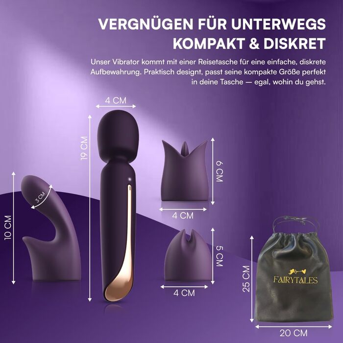 Вібратор для жінок: набір сексуальних іграшок, ліловий, тихий, для соло