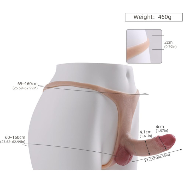 Силіконовий пеніс-чохол Veyjuns для чоловіків – реалістичний пеніс-чохол, маска для статевого члена, секс-іграшка для пар, для підвищення інтимності