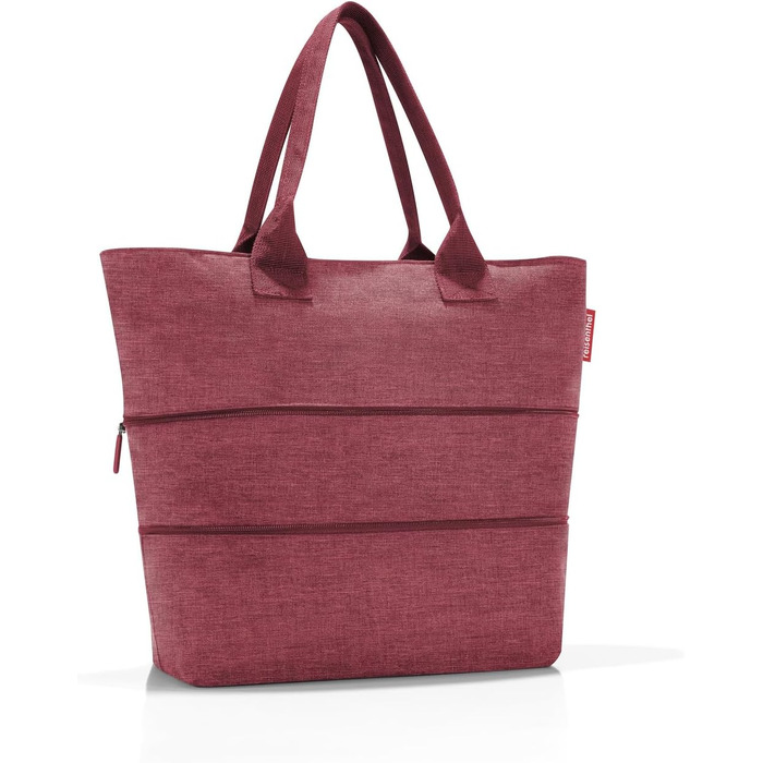 Універсальна сумка-шопер reisenthel shopper e1 Twist Maroon, містка сумка для покупок