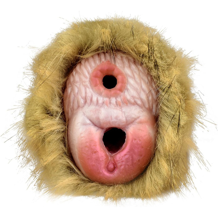 Реалістичний мастурбатор для чоловіків з анатомічною вагіною та анальним тунелем, великий, монстр