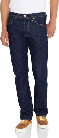 Чоловічі джинси Levi's 501 Original Fit, колір One Wash, розмір 34W / 36L