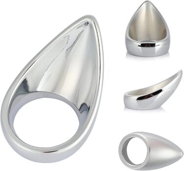 Пеніс-кільце Teardrop Ergonomic Metall для чоловіків - еротичні іграшки для пар, 3 розміри (50mm)