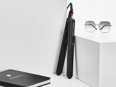 Керамічний випрямляч для волосся Rowenta Optiliss Ionic SF323L, 10 режимів температури до 230°C, іонізація, чорний