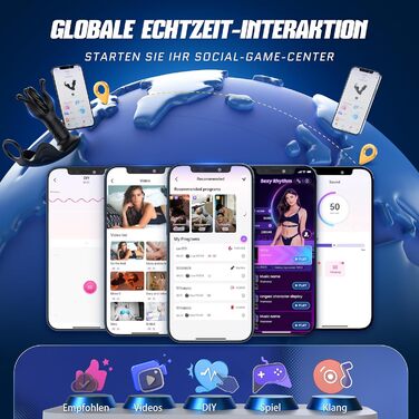 Анальні вібратори для чоловіків Soulour: стимуляція простати, 4 режими, анальний плагін з кільцем для пеніса та вібрацією мошонки, 9x9 режимів, преміум якість