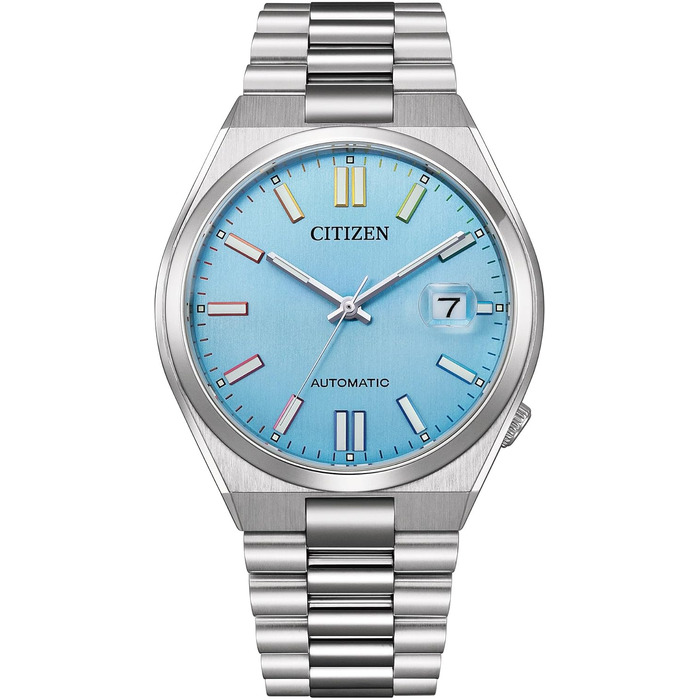 Чоловічий автоматичний годинник Citizen Tsuyosa Analog (Колір: Небесно-блакитний)