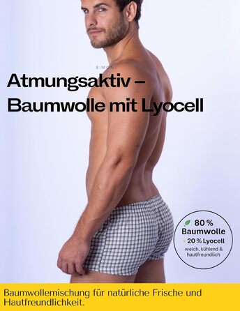 BIMONI Боксер чоловічий з бавовни, низька посадка, сексуальний, труси, білий, розмір M