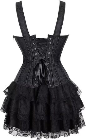 Сукня-корсет з відкритими плечима, чорна, для вечірок та фотосесій, XXL