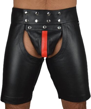 Боксерки чоловічі JPXJGT, труси-шорти з лакованої шкіри, еротичні, чорні, XXL