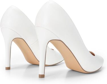 Жіночі туфлі-шпильки DREAM PAIRS, білі, екошкіра (PU), розмір 43 EU