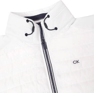 Чоловіча гібридна утеплена куртка Calvin Klein Hybrid Insulate 2026, біла, розмір L