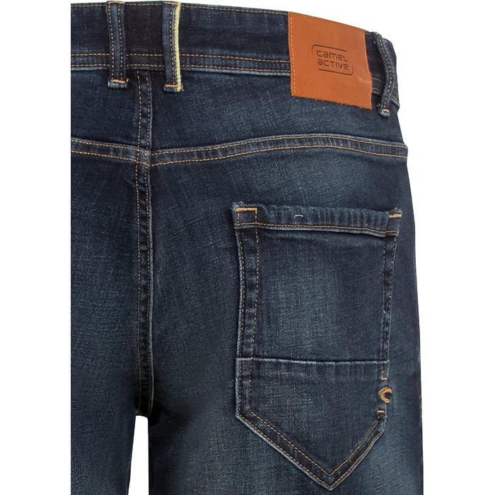 Чоловічі джинси camel active Madison Slim Fit, темно-сині (Dark Indigo), бавовна з еластаном