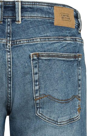 Чоловічі джинси camel active Madison Slim Fit, сині, бавовняна суміш зі стрейчем (34W / 34L)