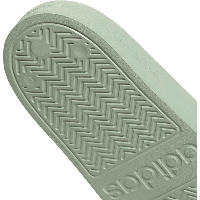 Чоловічі тапочки-шльопанці adidas Adilette Shower Velcro Linen Green Wonder White Equipment Green, розмір 43 EU