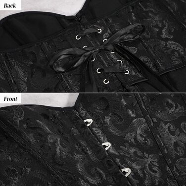 Жіночий топ VONMELLI Butier Korett з мереживом, чорний, розмір M