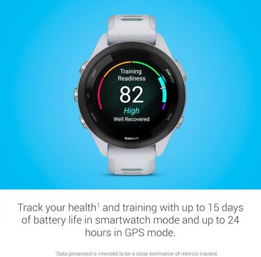 Спортивний смарт-годинник Garmin Forerunner 265S AMOLED, 42 мм, Whitestone/Neo Tropic — для бігу та тренувань