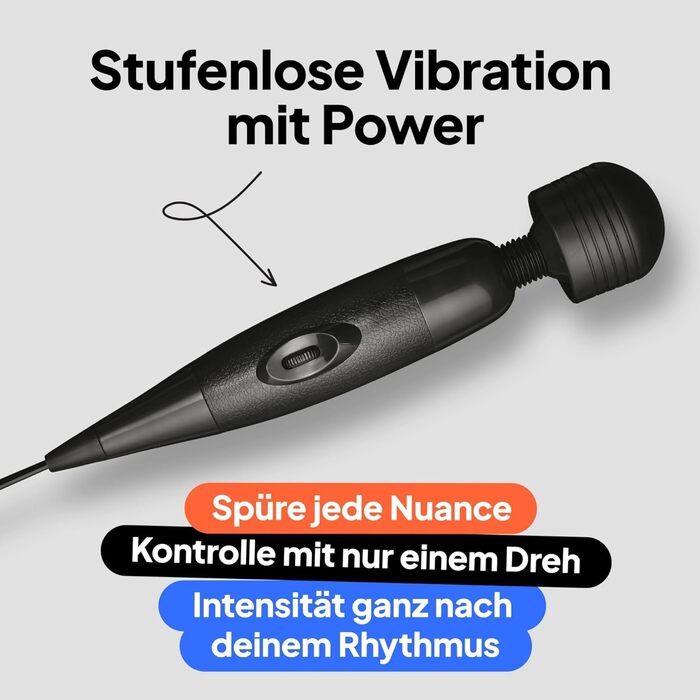 Масажер-вібратор Magic Wand з кабелем для жінок – потужний масаж, інтимна насолода