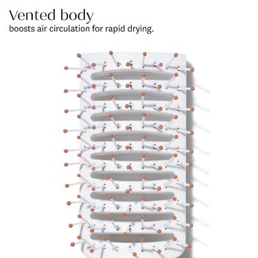 Термощітка T3 Dry Vent для швидкого сушіння волосся, вентильована щітка для розплутування з термостійкими щетинками