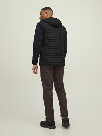 Чоловіча гібридна куртка JACK & JONES Hybridjacke L, чорна