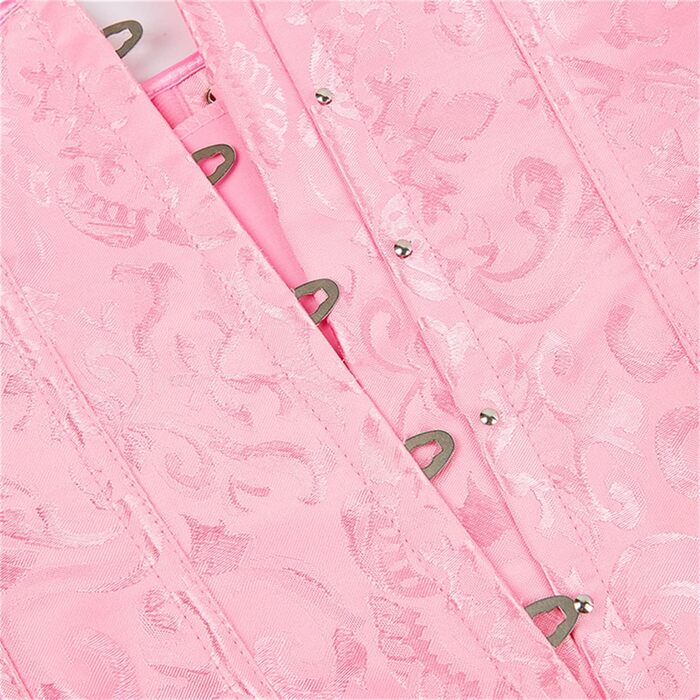 Корсет Sxybox для під грудьми, шнурівка, корсаж, бюстгальтер, рожевий, для Хелловіну та карнавалу