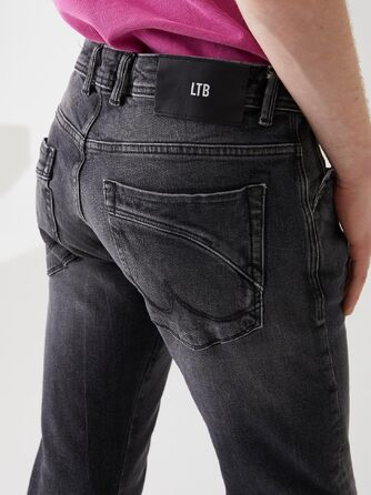 Чоловічі джинси LTB Roden Bootcut Fit синього кольору, низька посадка, стрейч (Adoni Wash, 40W/34L)