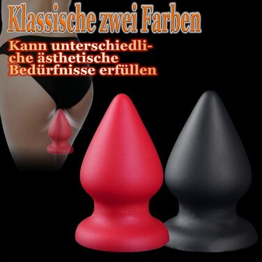 Анальний масажер для чоловіків та жінок Leyuye, XL, чорний