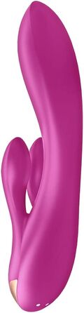 Вібратор Satisfyer Double Flex Connect з Bluetooth-додатком | Інтимні іграшки для жінок | Водостійкий (IPX7) | Силікон преміум-якості | Повторно заряджається, фіолетовий колір