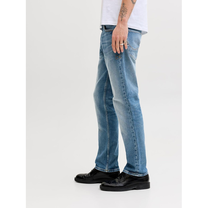 Чоловічі джинси Jack & Jones JJICLARK Regular fit, синій денім, 34W / 32L