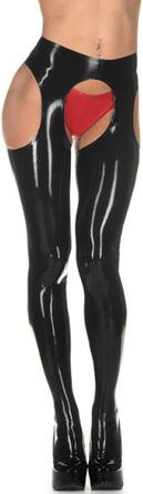 Латексний костюм Palace Civet з еластичними шортами та легінсами для чоловіків, 0,4 мм, середній розмір