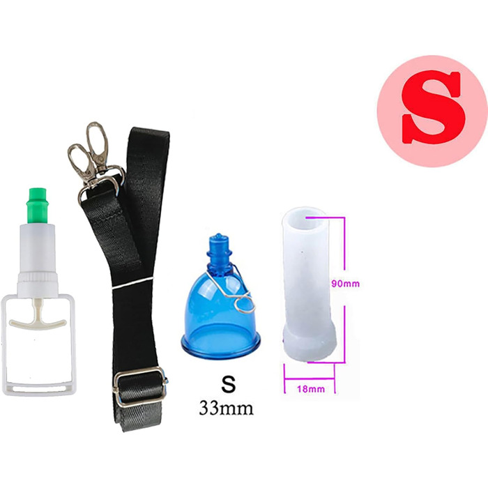 Набір для тренування пеніса Penispumpe Pus Set: ефективне збільшення та подовження, вакуумна помпа для чоловіків