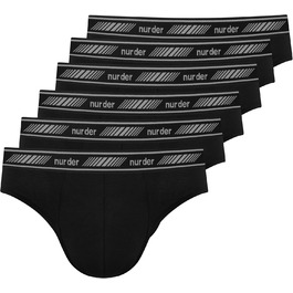 Чоловічі труси 6 шт. 3D Flex Classic Slip з бавовни, чорні, XXL