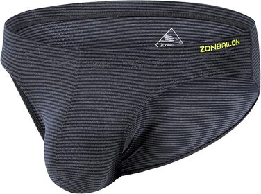 Чоловічі шорти ZUOAIYIN з великою кишенею. Сексуальна білизна для чоловіків, під одяг. Еластичні шорти з спандексу, поліестеру, еластану (9221). Чорний, сірий (M)