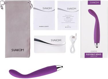 Svakom Coco G-Punkt Вібратор для жінок та пар - тихий, потужний, для швидкого оргазму, стимулятор клітора та ануса